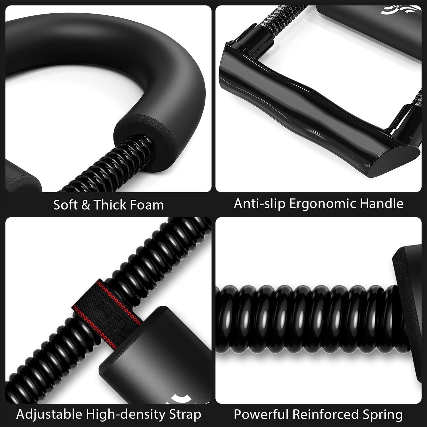Forearm Strengthener Forearm Wrist Strengthener Exerciser with Adjustable Tension for Improving Strength - Hand Developer Arm Grip Workout Strength Trainer Home Gym Workout Equipment for Starter and Pro