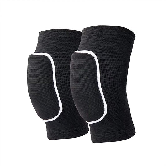 Non-Slip Knee Brace Soft Knee Pads Breathable Knee Compression Sleeve for Dance Wrestling Volleyball Basketball Running Football Jogging Cycling Arthritis Relief Meniscus Tear for Women Men Black(M)