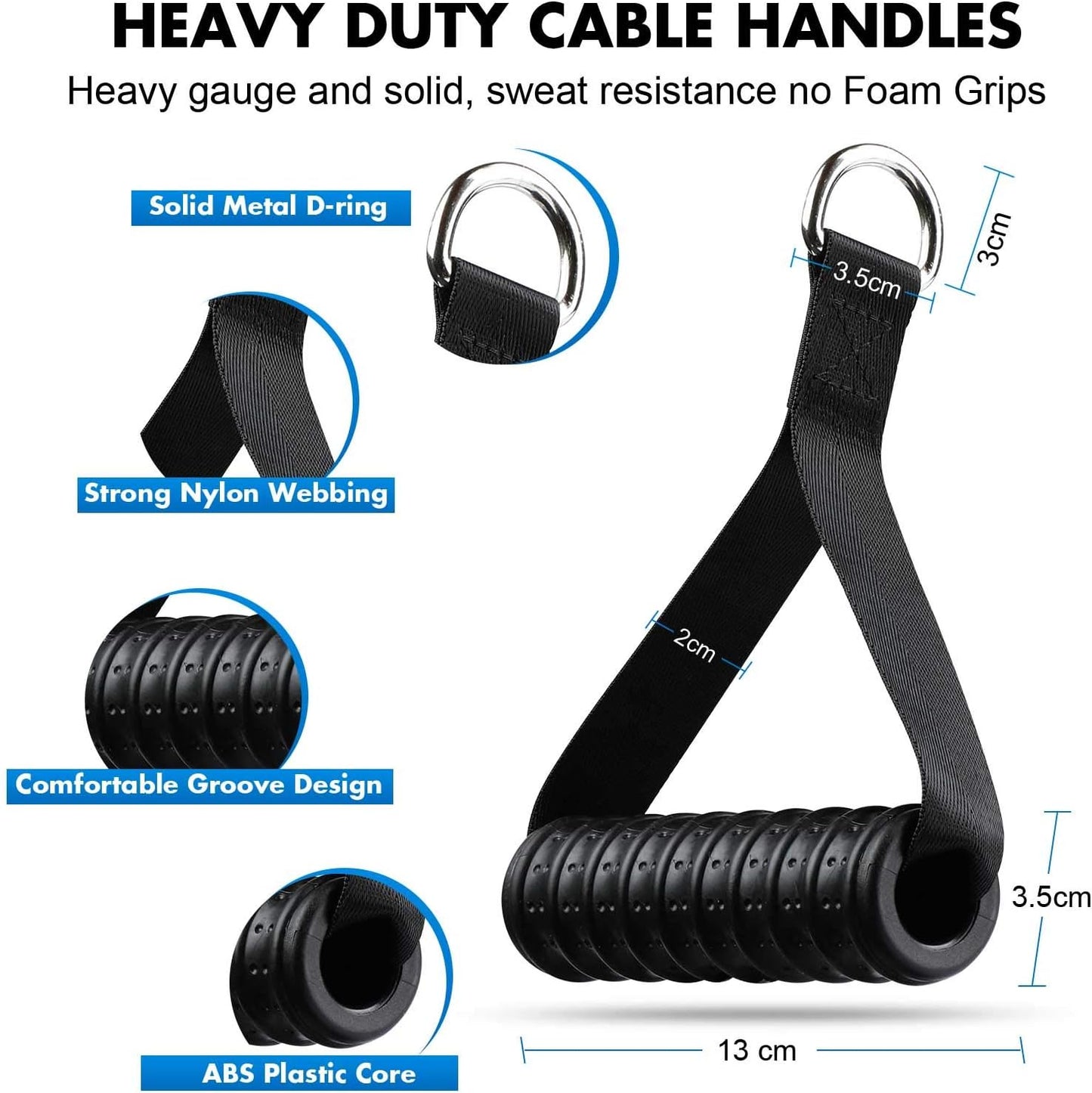 DIY Home Gym Fitness Pulley Cable Machine Attachment System, Upgrade Lat Pull down Cable Pully Attachments for Biceps Curl, Tricep, Back, Forearm, Shoulder Workouts