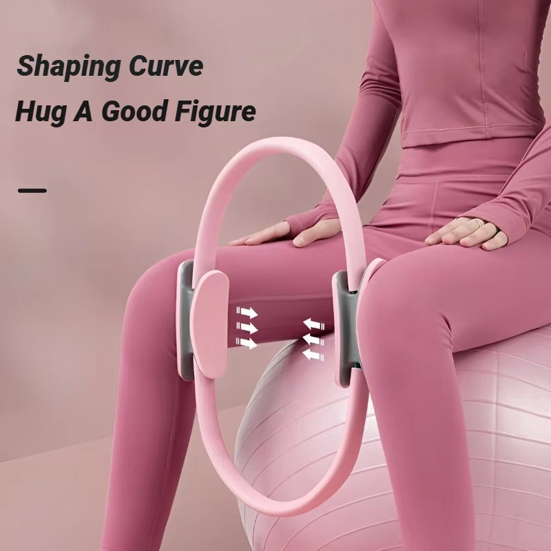 Yoga Fitness Ring Circle Pilates Women Girl Exercise Home Resistance Elasticity Workout Pelvic Floor Muscle Postpartum Training
