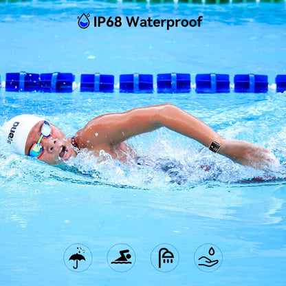 Smart Watches for Women 1.4 Touch Screen Smart Watch Fitness Tracker with Heart Rate Blood Pressure IP68 Waterproof Smartwatch for Android Ios Phones Activity Tracker with Step Counter Runing Watch