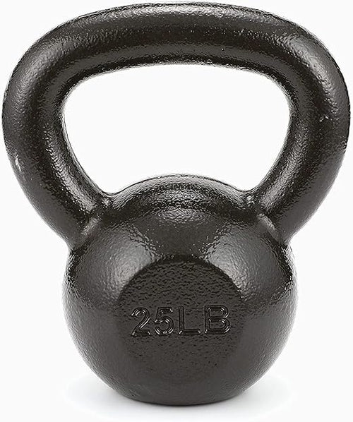 Kettlebell for Home Gym & Workout Fitness Training (4 Kg, Black)