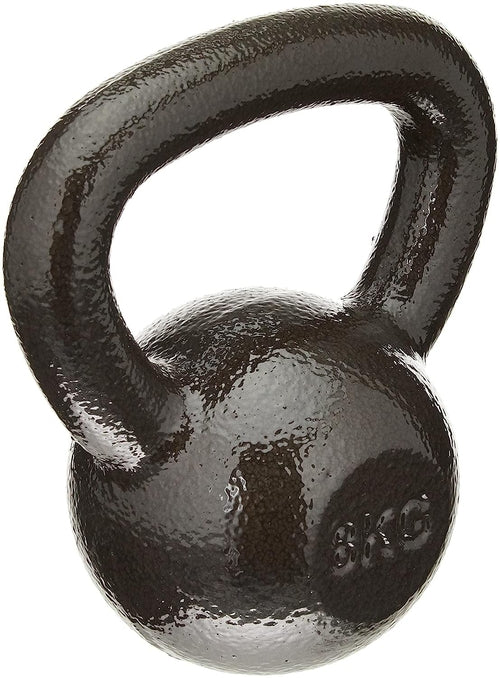 Kettlebell for Home Gym & Workout Fitness Training (4 Kg, Black)