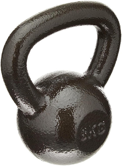 Kettlebell for Home Gym & Workout Fitness Training (4 Kg, Black)